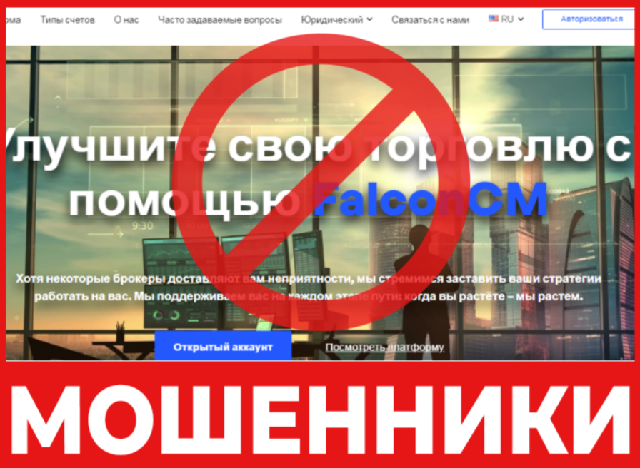 FalconCM лицевая сторона скрин