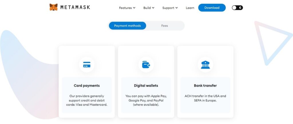 MetaMask 1 скрин