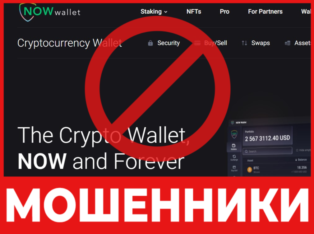 Now Wallet лицевая сторона скрин