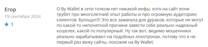 By Wallet 1 скрин