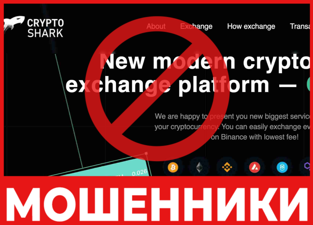 Crypto Shark лицевая сторона скрин