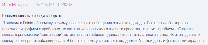 Foinixsoft 1 скрин