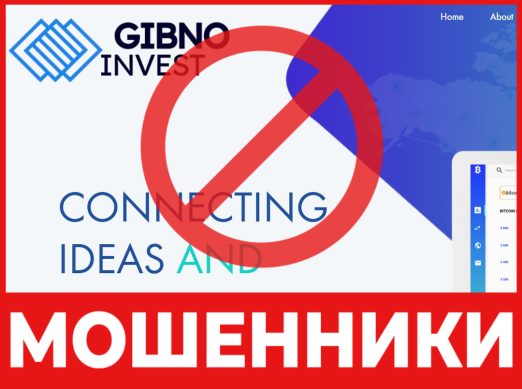 Gibnoinvest лицевая сторона скрин