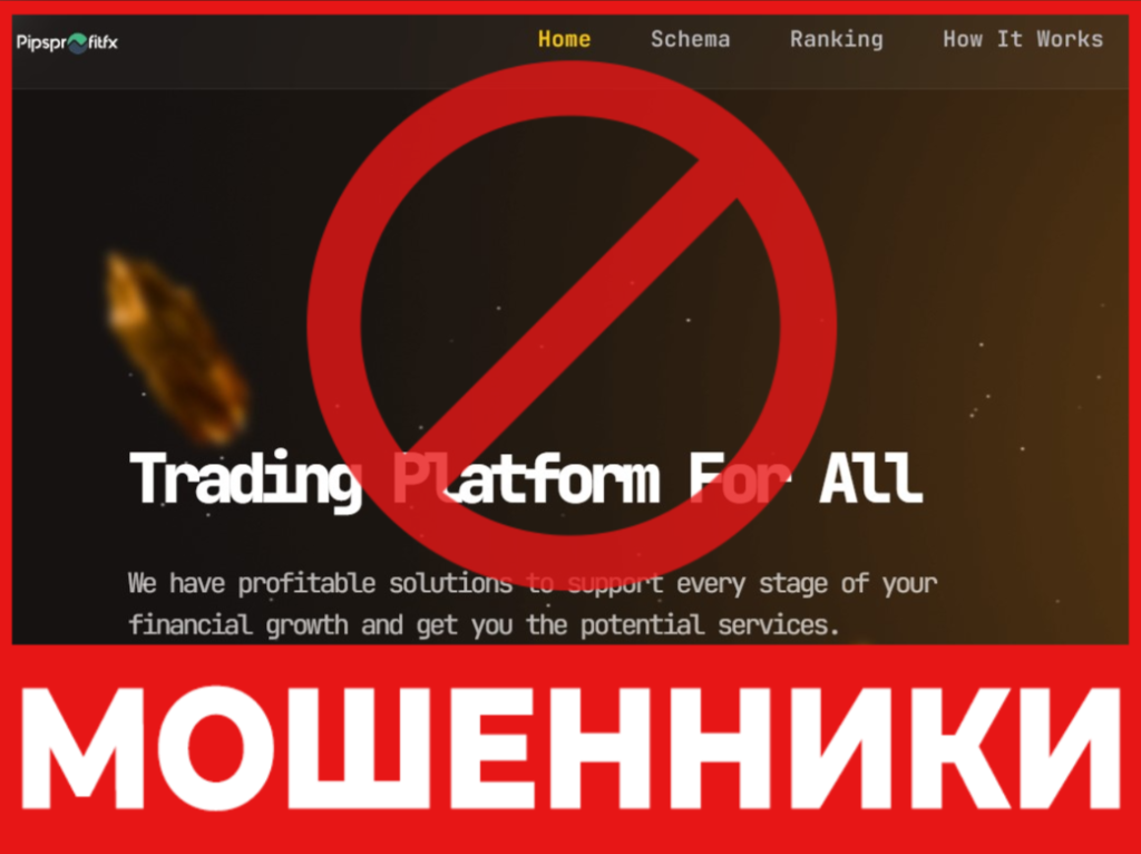 Pipsprofit FX лицевая сторона скрин