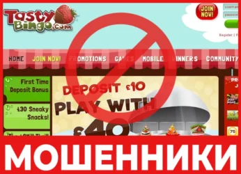 Tasty Bingo лицевая сторона скрин