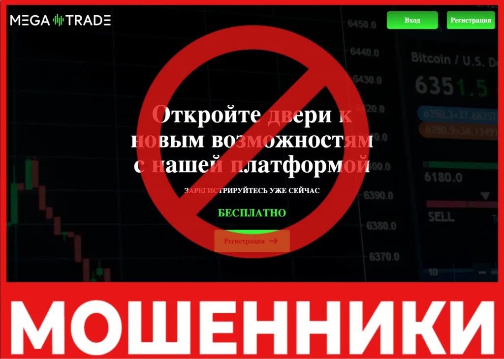 Mega Trade лицевая сторона скрин
