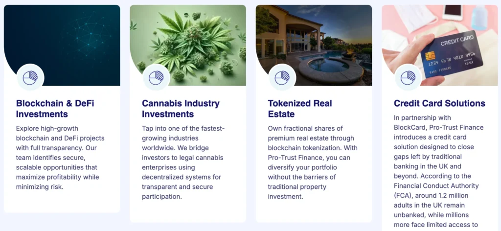 Pro-Trust Finance 1 скрин