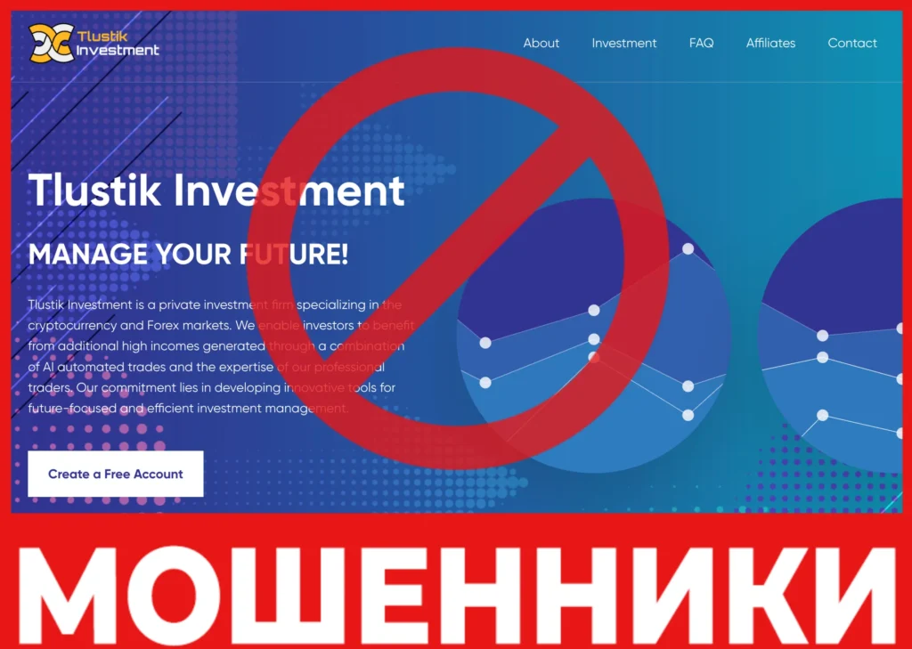 Tlustik Investment лицевая сторона скрин