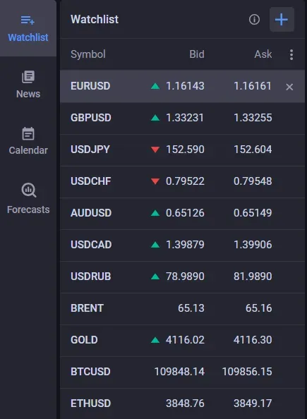 Avareon Ltd Trader 1 скрин