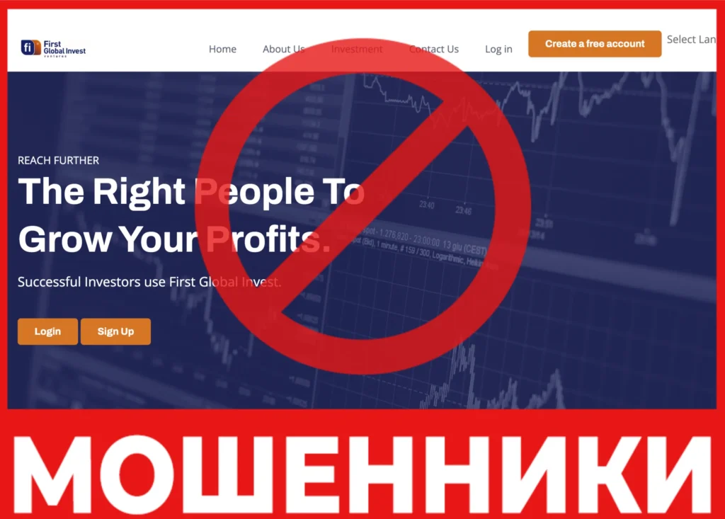 First Global Invest лицевая сторона скрин