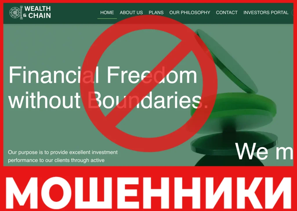 WEALTH-CHAIN лицевая сторона скрин