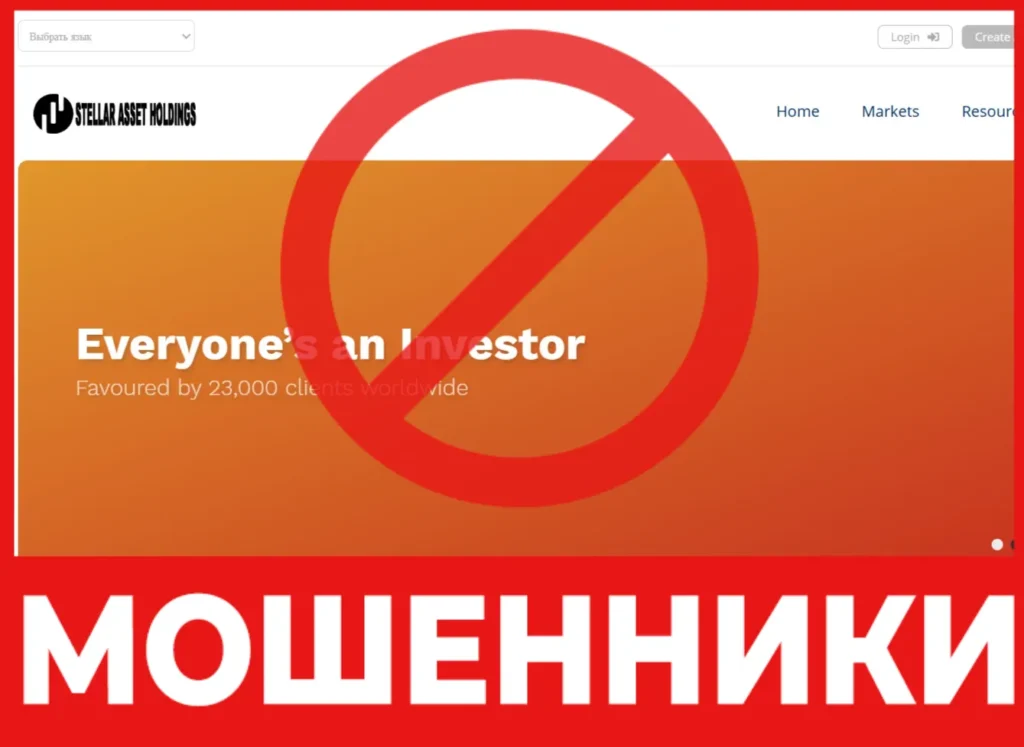 Stellar Asset Holdings лицевая сторона скрин