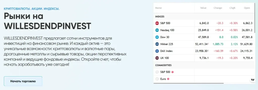 Willesdendpinvest 1 скрин