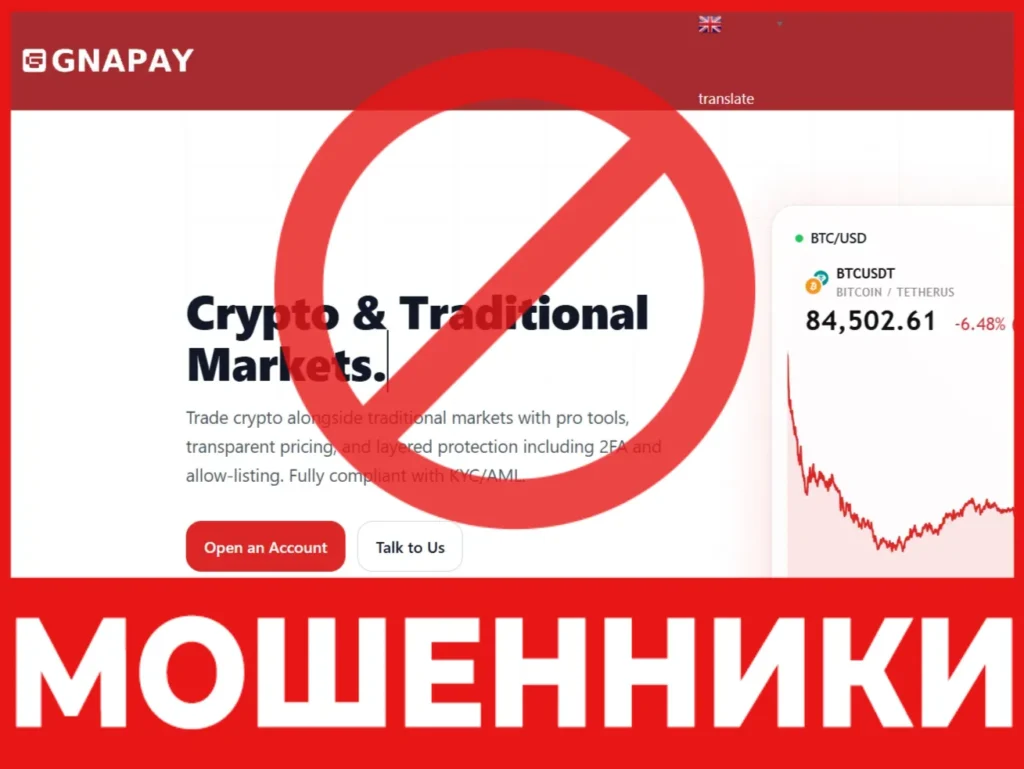 GnaPay лицевая сторона скрин