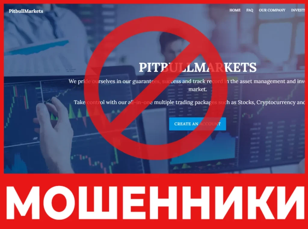 PitbullMarkets лицевая сторона скрин