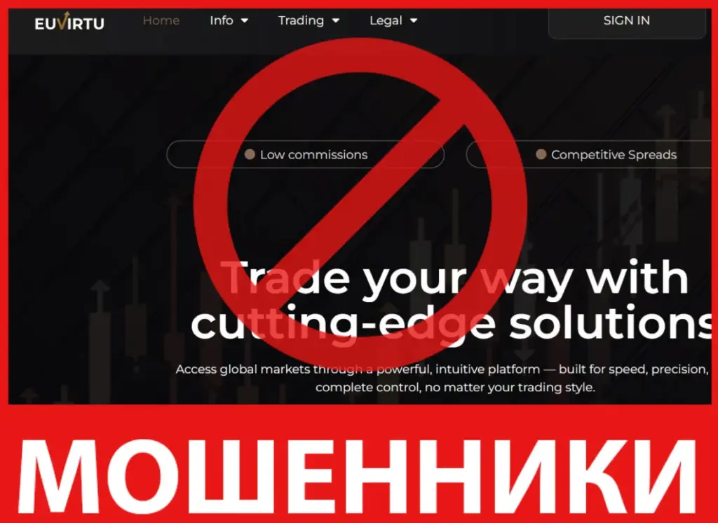 Euvirtu лицевая сторона скрин