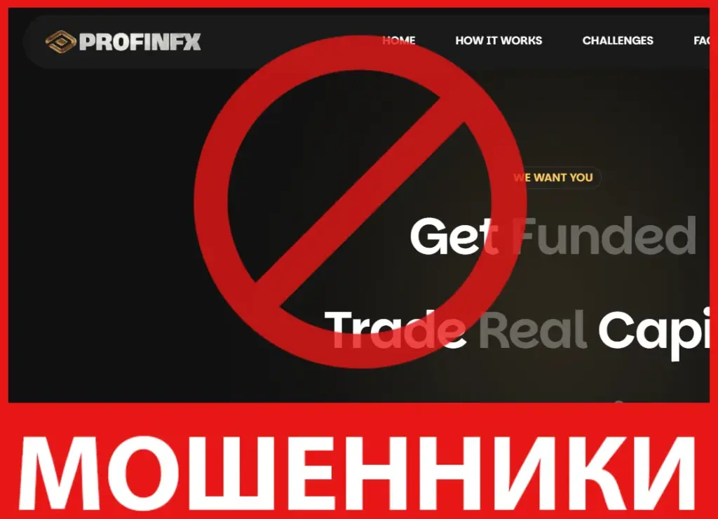 ProfinFXGlobal лицевая сторона скрин
