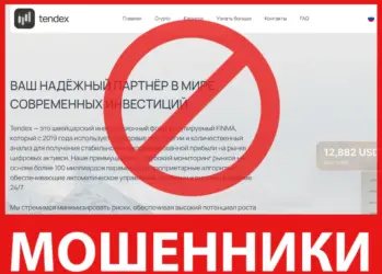 Tendex лицевая сторона скрин