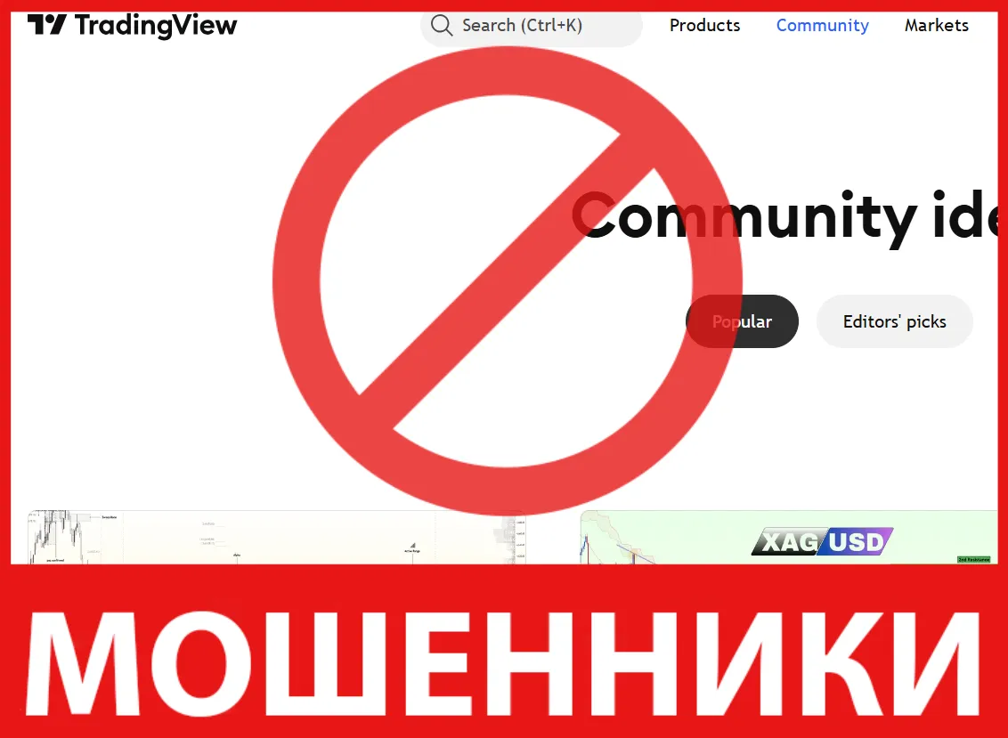 TradingView лицевая сторона скрин