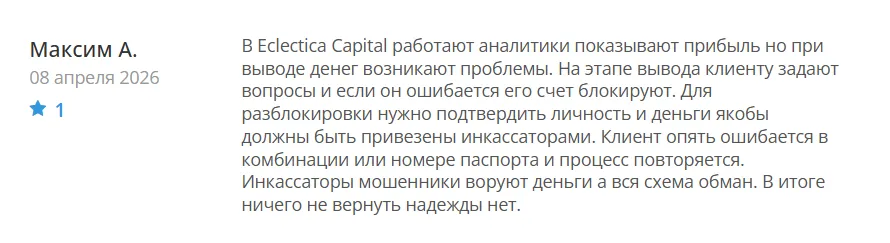 Eclectica Capital_1 скрин