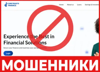 Coretrusts finance лицевая сторона скрин