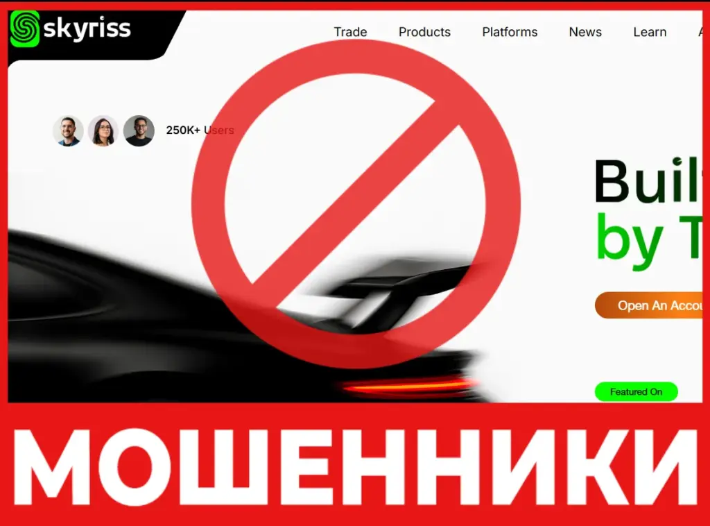 Skyriss лицевая сторона скрин