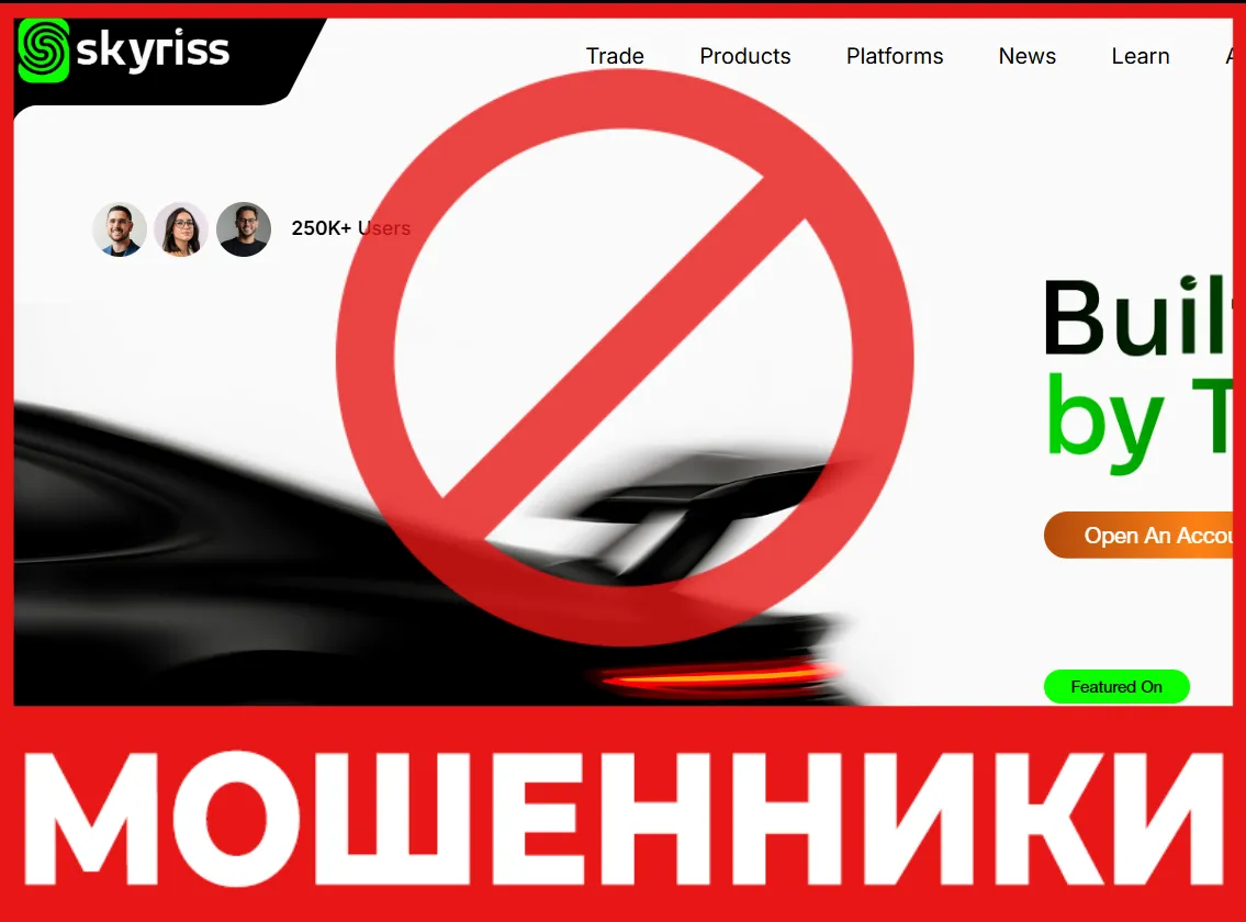 Skyriss лицевая сторона скрин