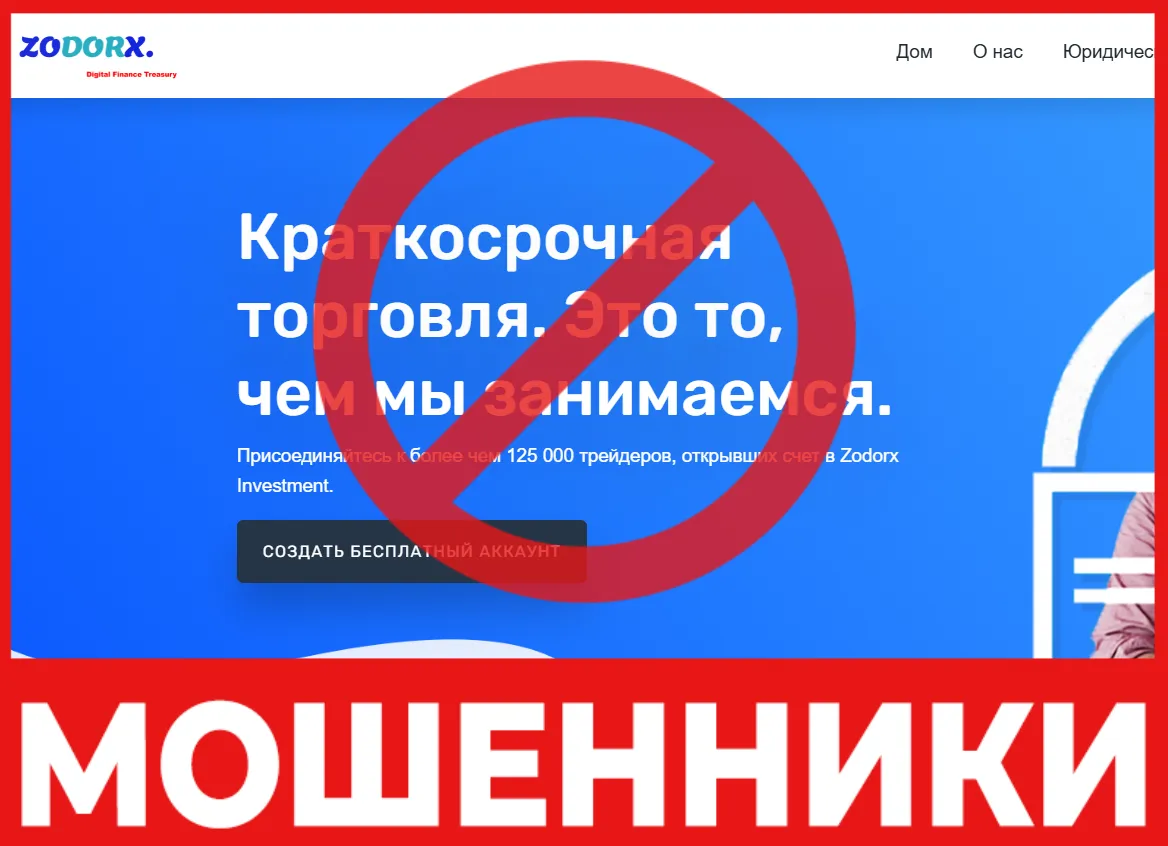 ZodorxInvestment лицевая сторона скрин