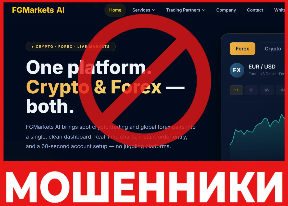 FGMarketsAI лицевая сторона скрин
