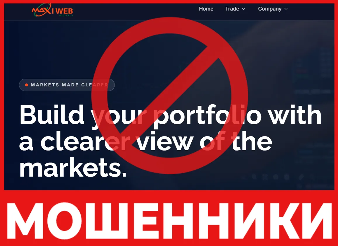MaxiwebDigitals лицевая сторона скрин