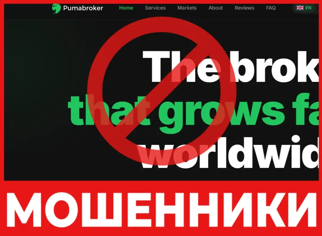 PumaBroker лицевая сторона скрин