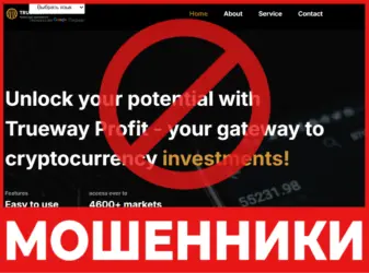 TruewayProfit лицевая сторона скрин