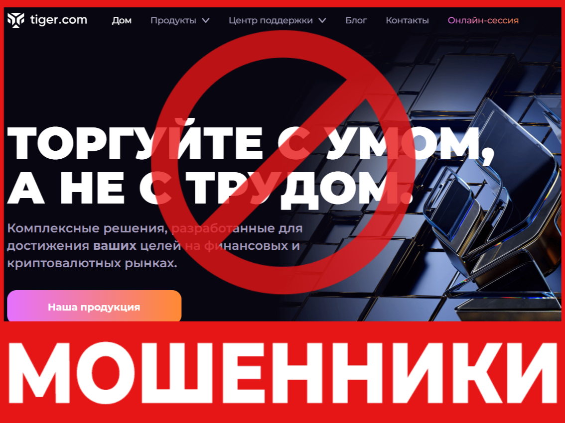 Tiger лицевая сторона скрин