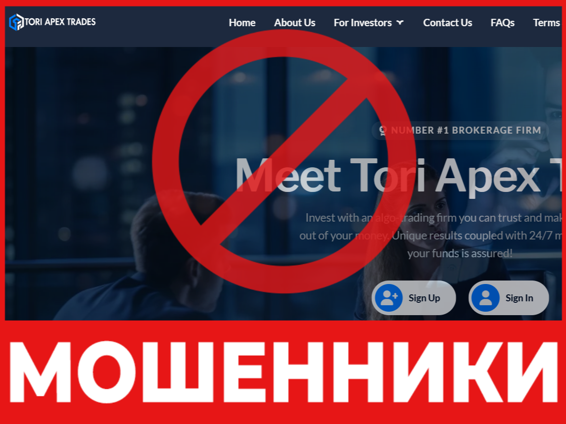 Tori Apex Trades лицевая сторона скрин