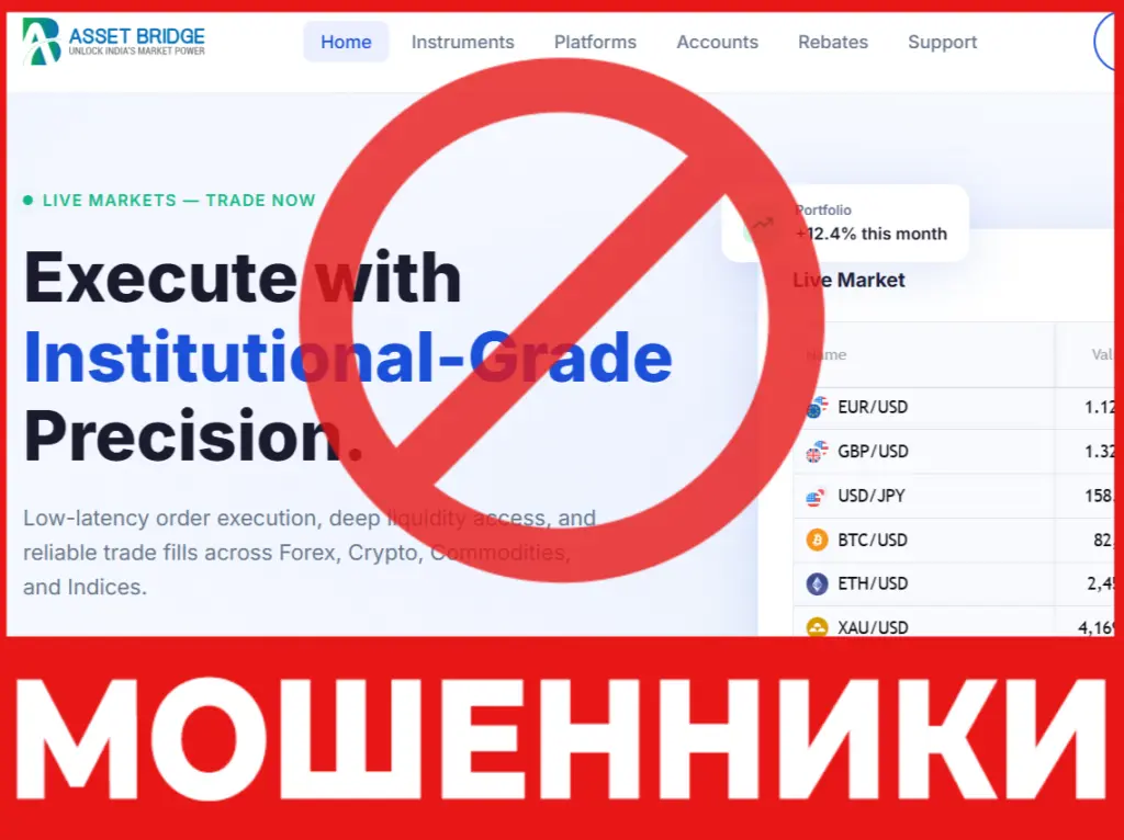 Asset Bridge лицевая сторона скрин