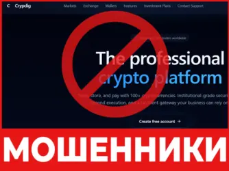 Crypdig лицевая сторона скрин