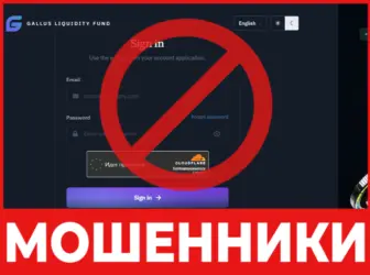 Gallus Liquidity Fund лицевая сторона скрин