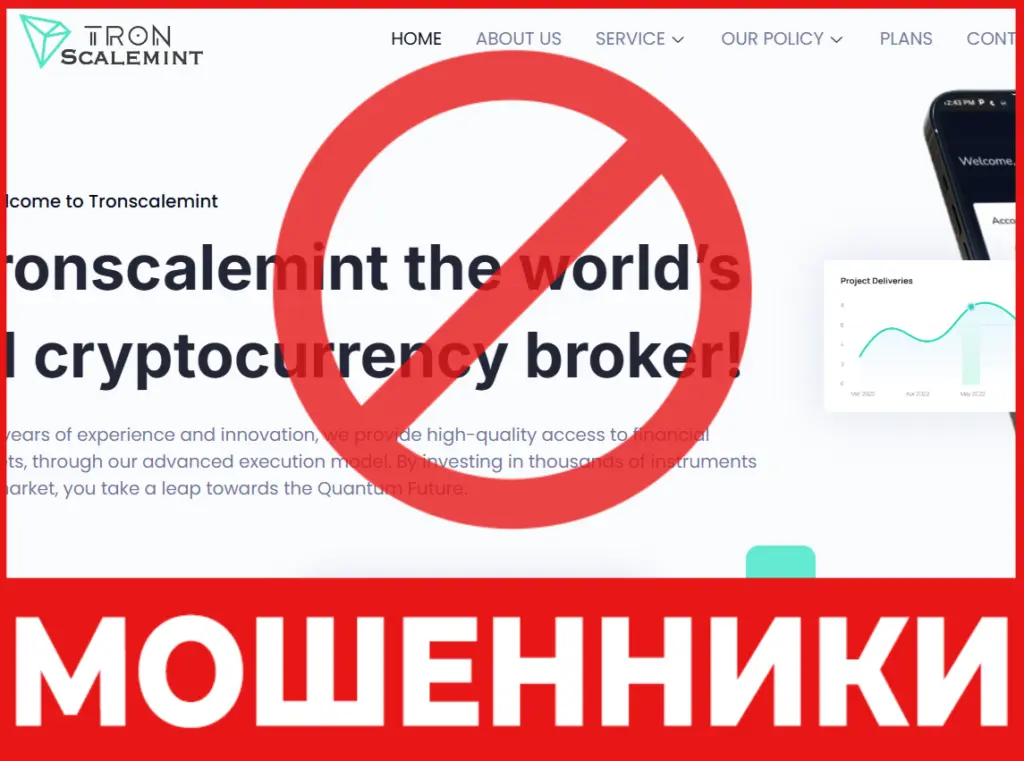 Tronscalemint лицевая сторона скрин