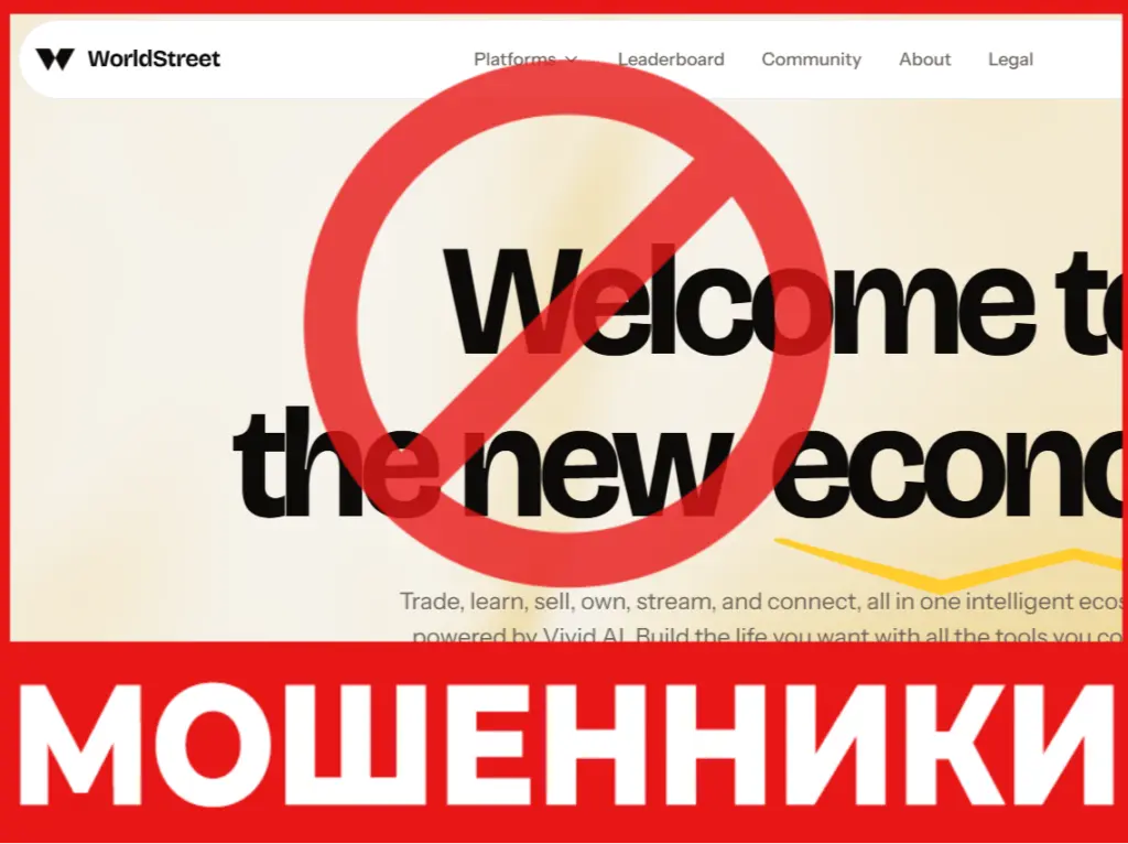 WorldStreet лицевая сторона скрин